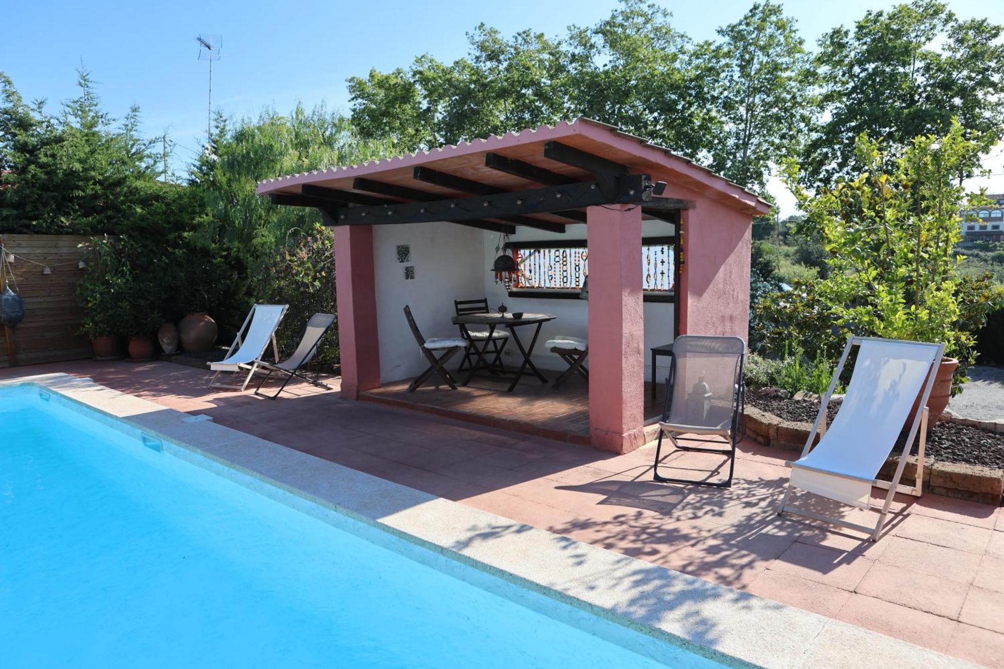 El Cedre Blau Vivienda Con Piscina En Granollers Villa Buitenkant foto